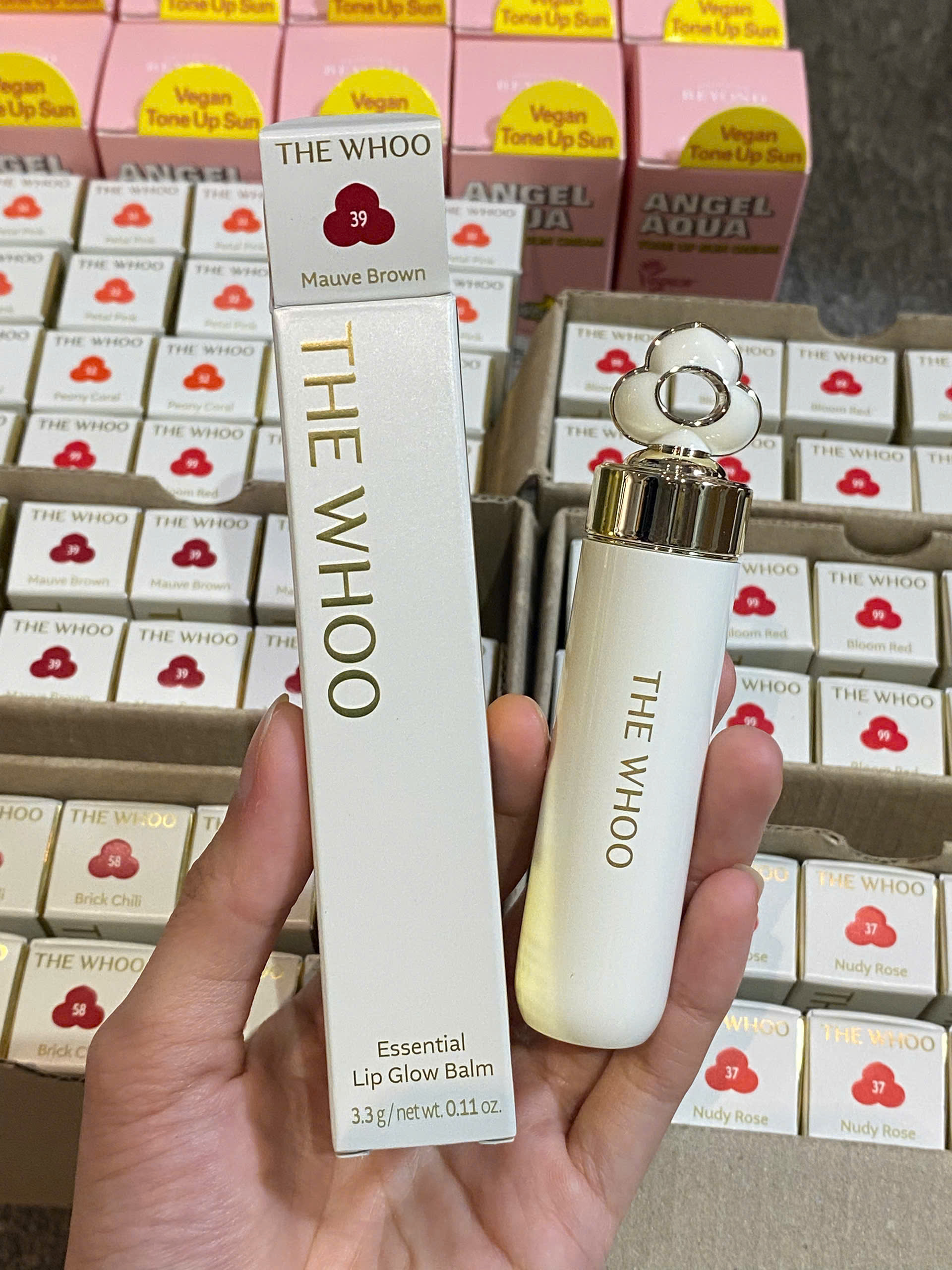 Son dưỡng môi có màu The Whoo Ess Lip Glow Balm