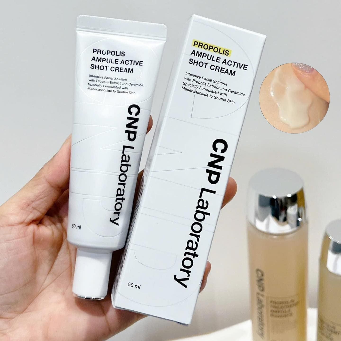 Kem dưỡng keo ong CNP Propolis Ampule Active Shot Cream