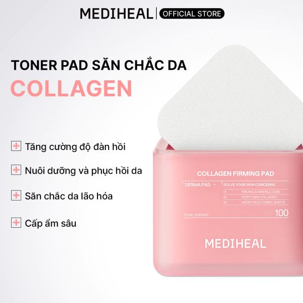 [TONER PAD] Sản phẩm dưỡng da MEDIHEAL PAD 170ml - 210ml, 100 miếng/hộp