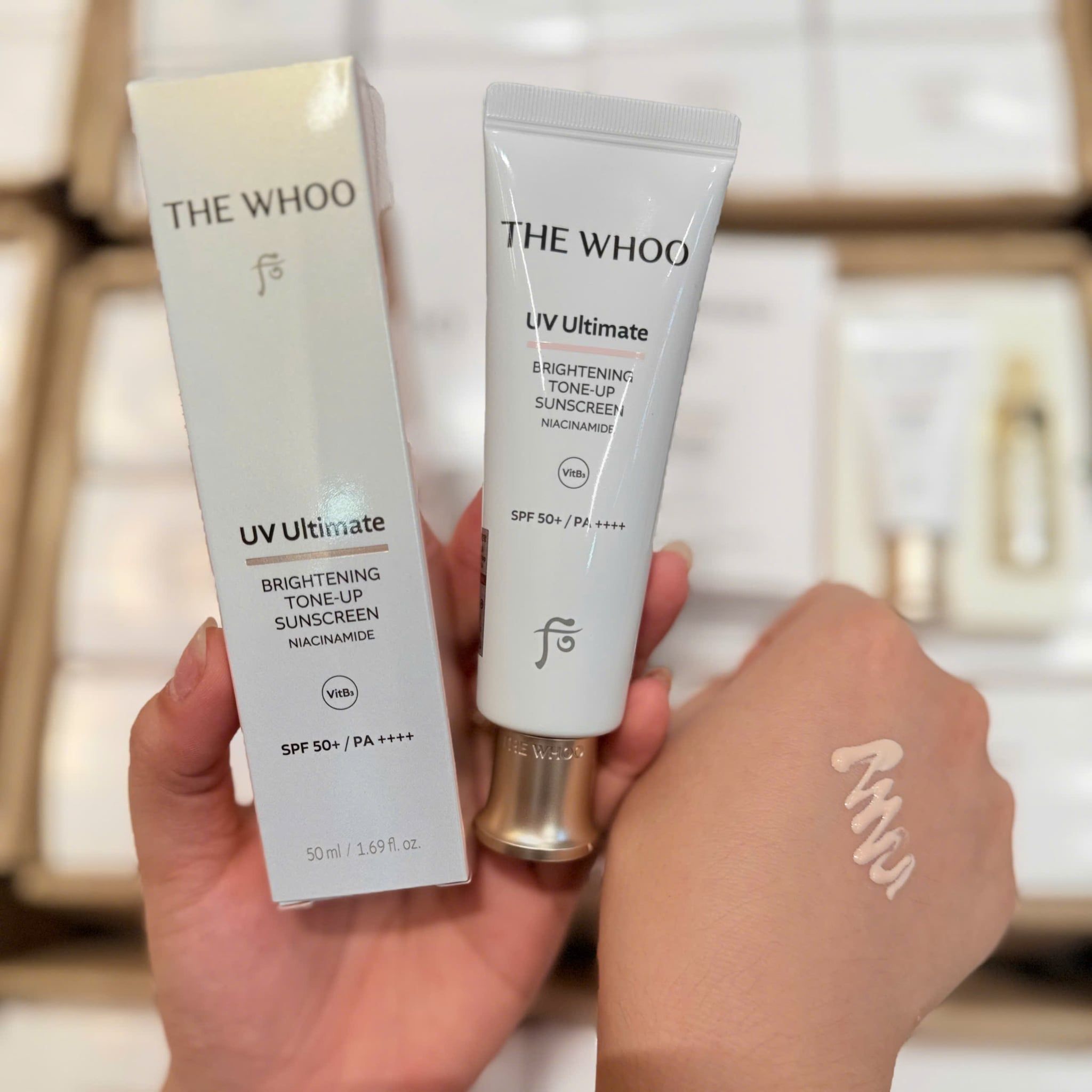 Kem chống nắng The Whoo UV Ultimate Brightening Tone-Up Sunscreen 50ml