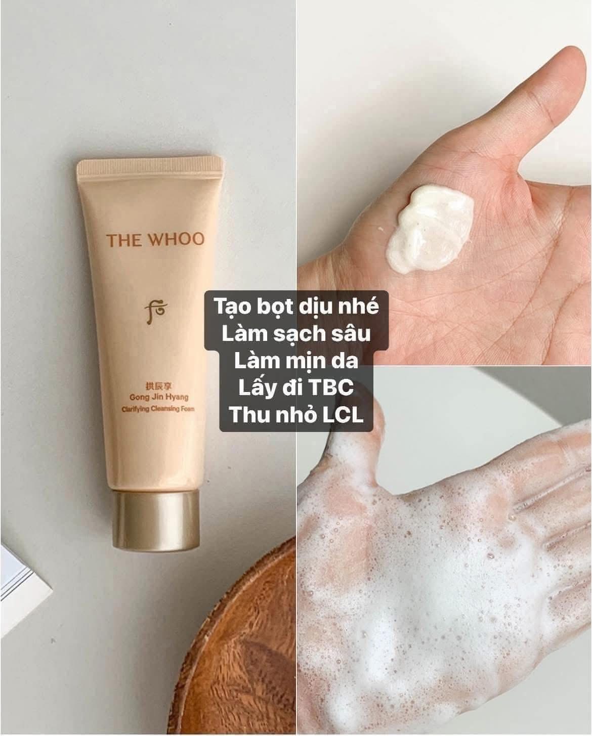 Sữa Rửa Mặt Hoàng Cung Whoo Gongjinhyang Clarifying Cleansing Foam