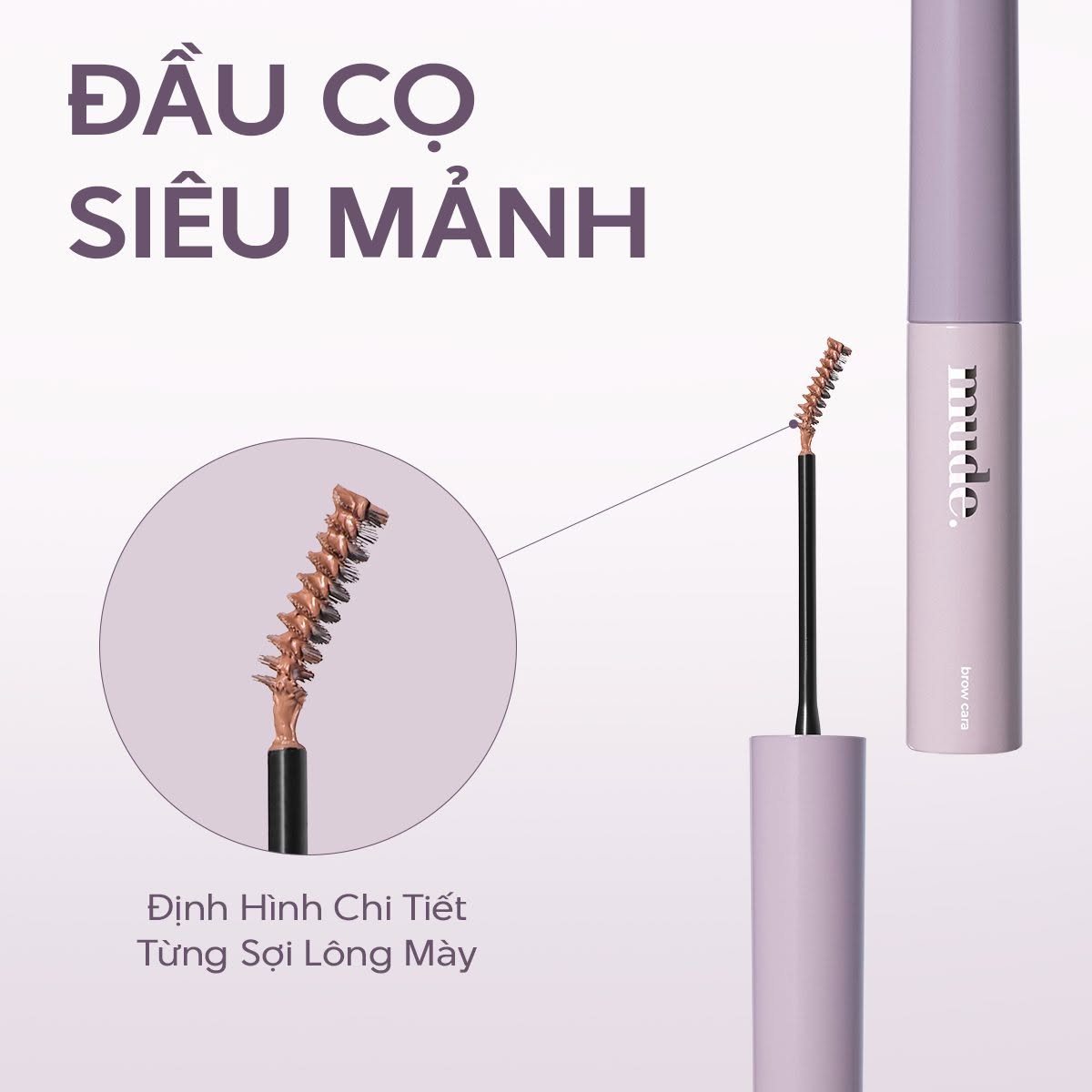 Chuốt Lông Mày Mude Inspire Skinny Browncara 3.2g