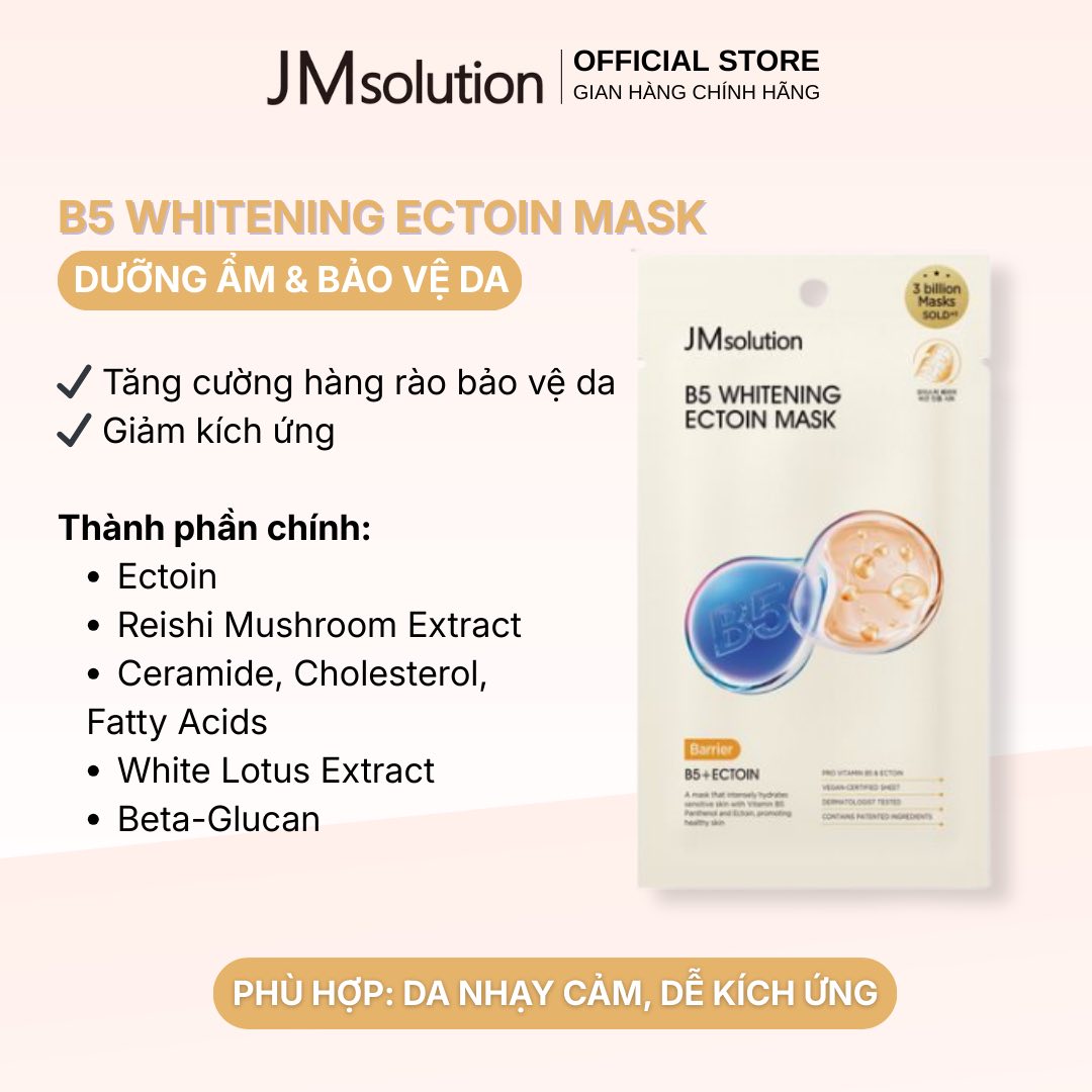 [DATE 2029] Mặt nạ B5 dưỡng ẩm chuyên sâu JMSOLUTION B5 WHITENING