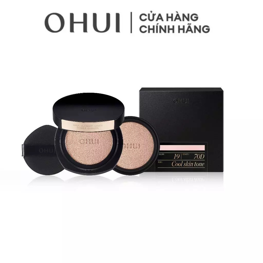 Phấn nước Ohui Ultimate Cover Denier Cushion SPF50/PA+++ 13g (Kèm lõi)