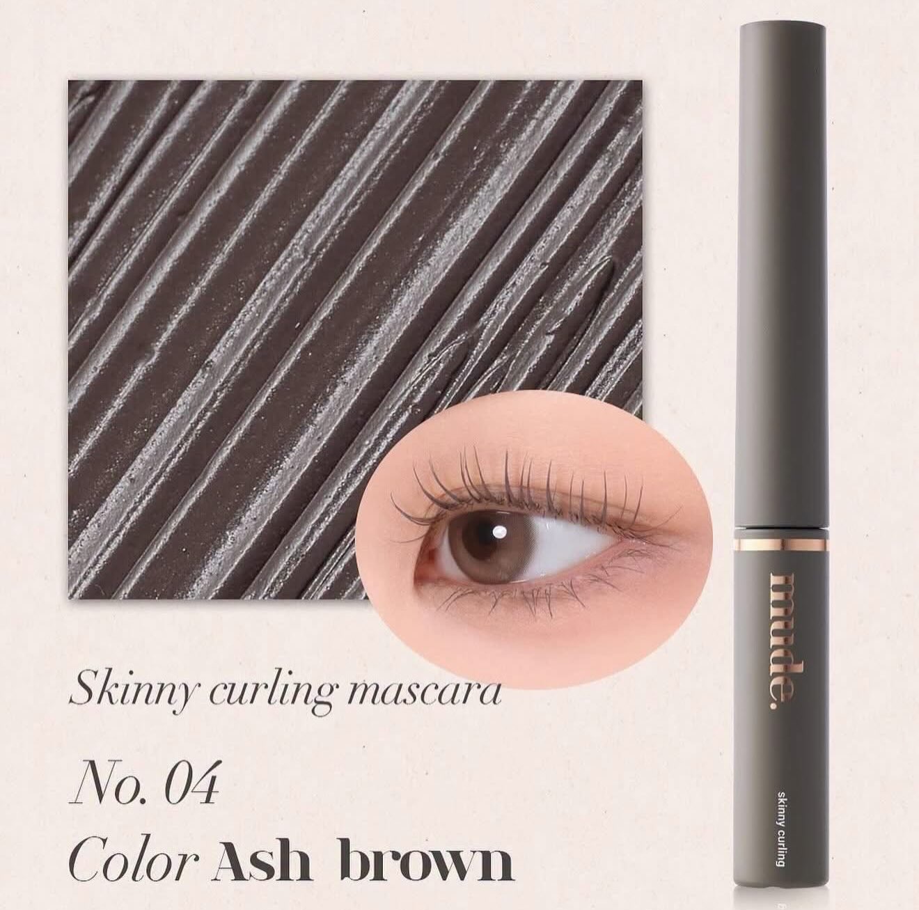 Chuốt Mi Làm Tơi & Cong Mude Inspire SKINNY Curling 3ml