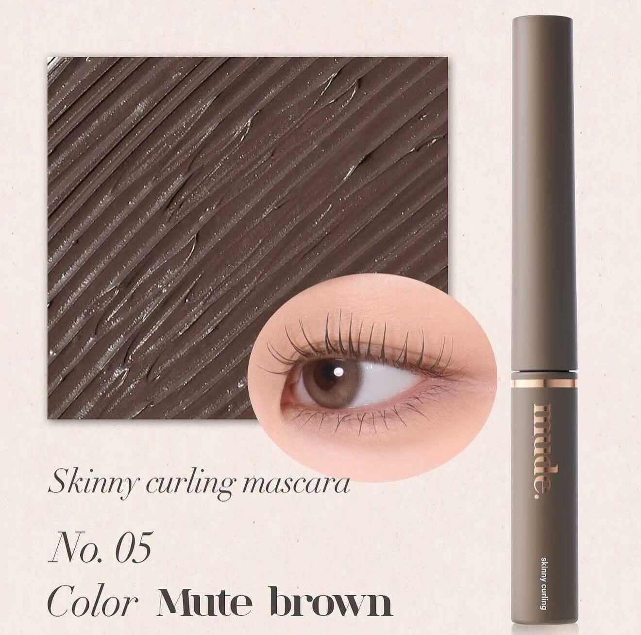 Chuốt Mi Làm Tơi & Cong Mude Inspire SKINNY Curling 3ml