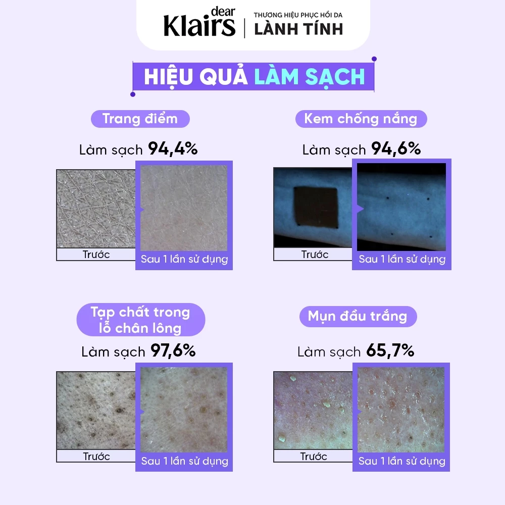 Nước tẩy trang Klairs Supple Preparation Unscented Cleansing Water 400ml