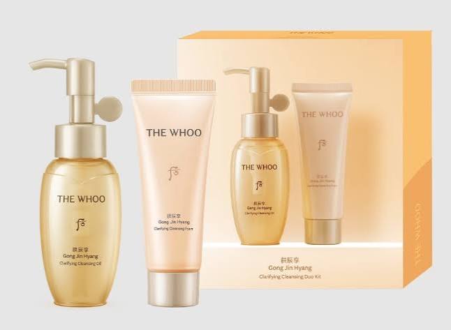 Bộ Làm Sạch The Whoo Gongjinhyang Clarifying Cleansing Duo Kit