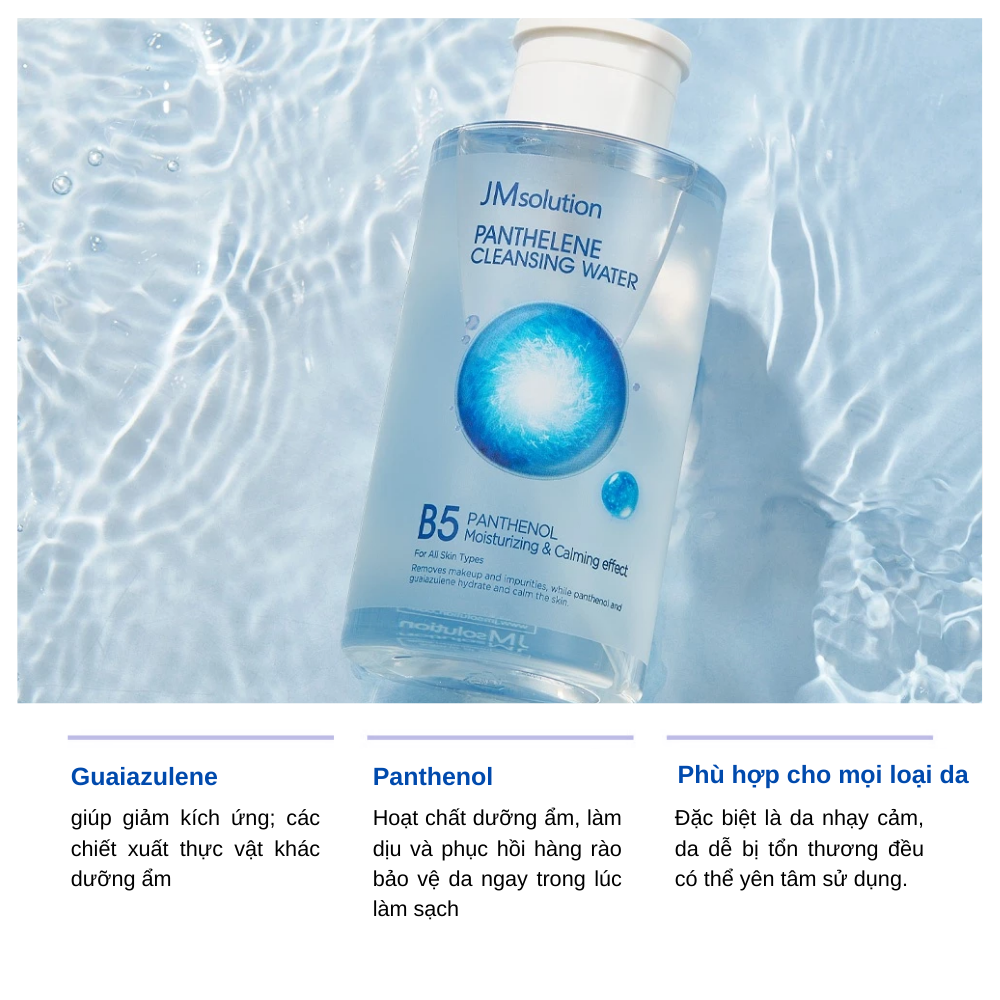 Nước tẩy trang JMSolution B5 Panthelene Cleansing Water