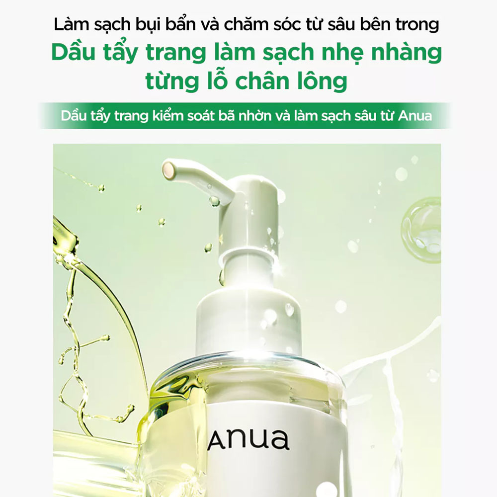 Dầu tẩy trang diếp cá Anua Heartleaf Pore Control Cleansing Oil 200ml