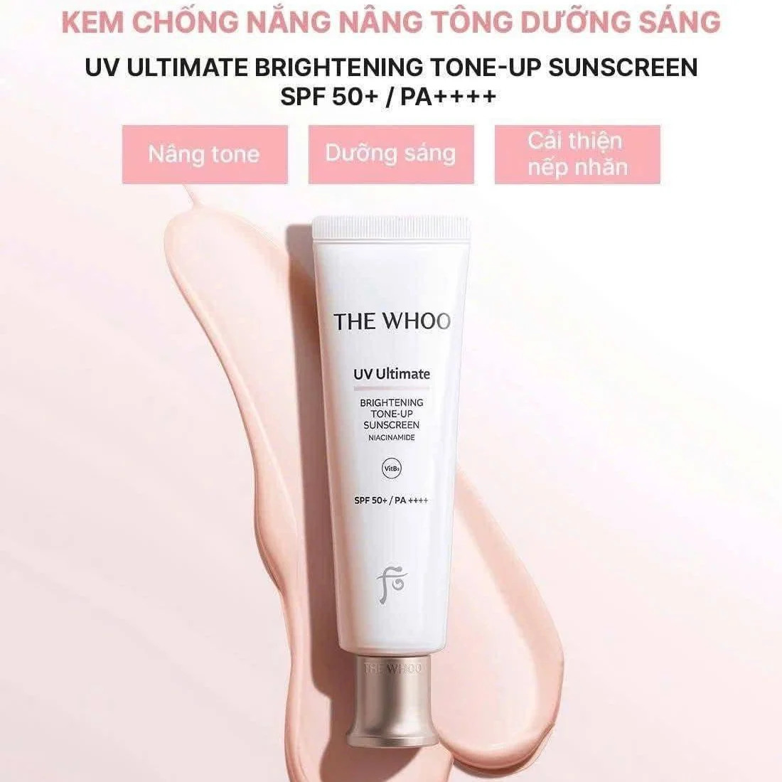 Bộ 3 sản phẩm The Whoo UV Ultimate Brightening Tone-Up Sun Special Set