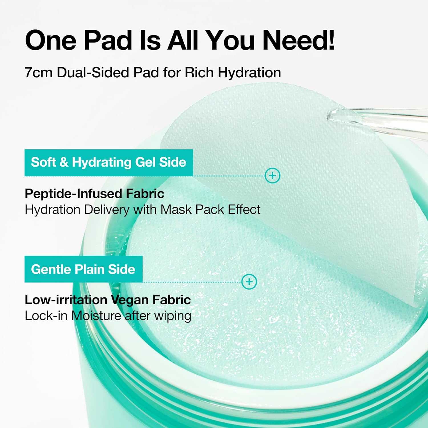Toner Pad cấp ẩm Anua PDRN 100 Hyaluronic Acid Glow Pad 180ml/ 60 Pads