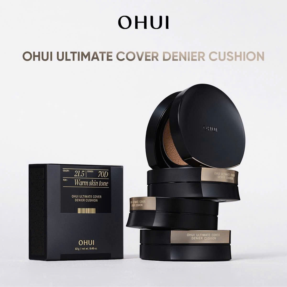 Phấn nước Ohui Ultimate Cover Denier Cushion SPF50/PA+++ 13g (Kèm lõi)