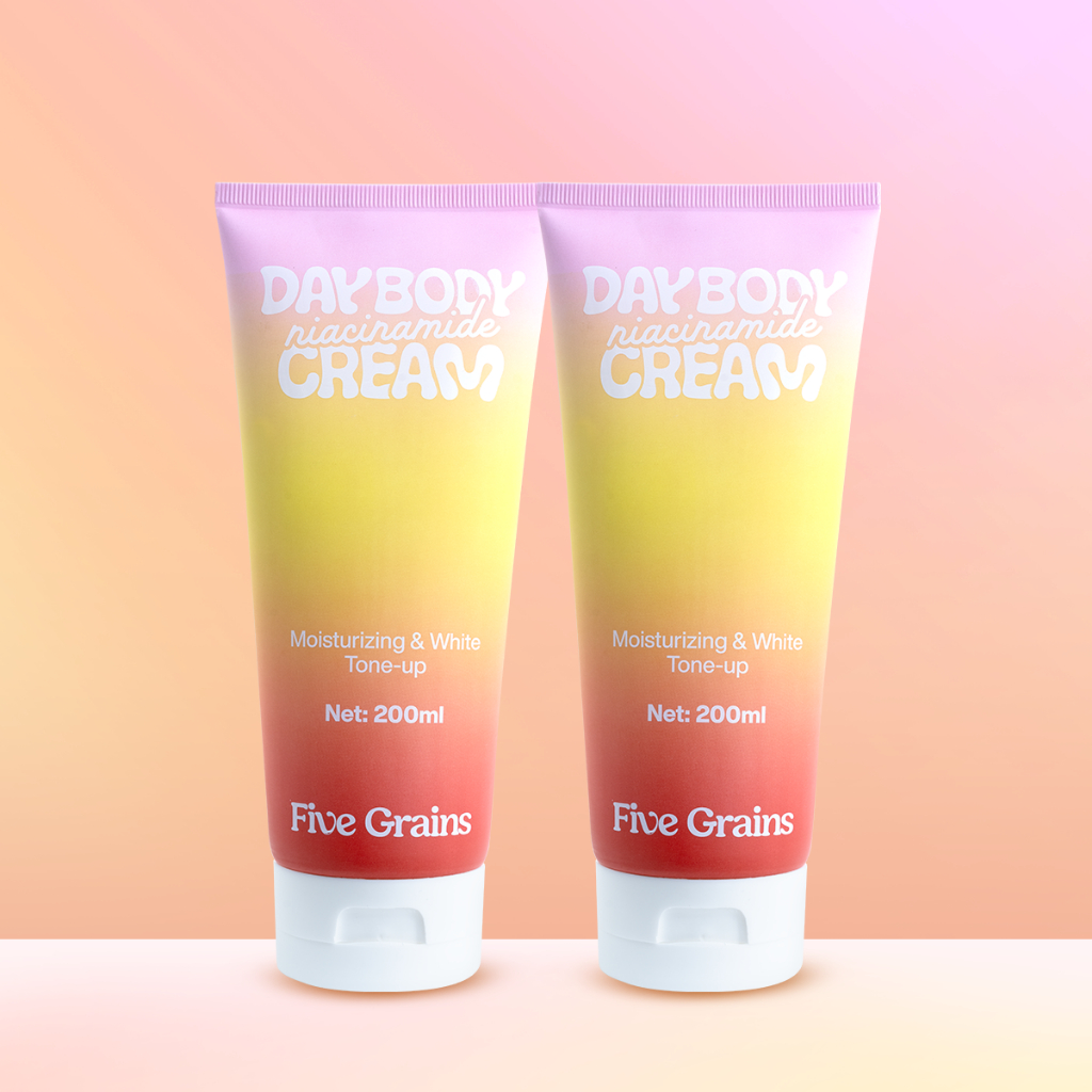 Kem dưỡng Five Grains trắng da Niacinamide, Alpha-Arbutin nâng tone ban ngày