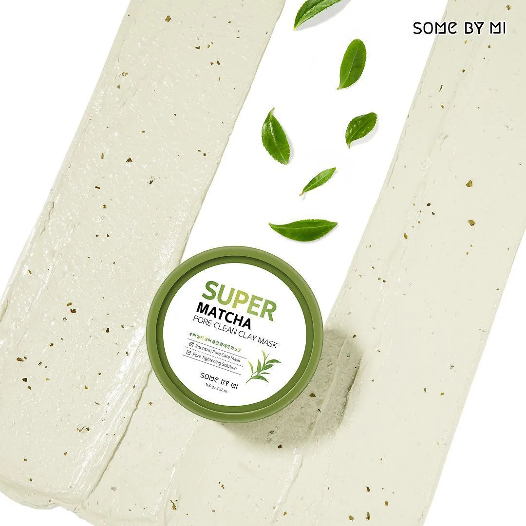 Some By Mi mặt nạ đất sét Supper Matcha Pore Clean Clay Mask 100g