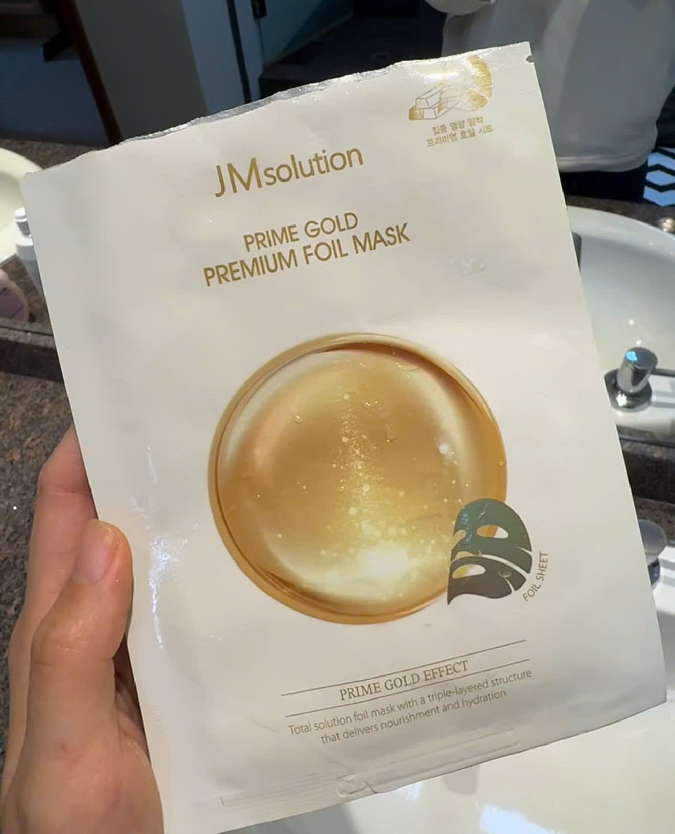 Mặt nạ dưỡng da JMSolution Prime Gold Premium Foil Mask 35ml
