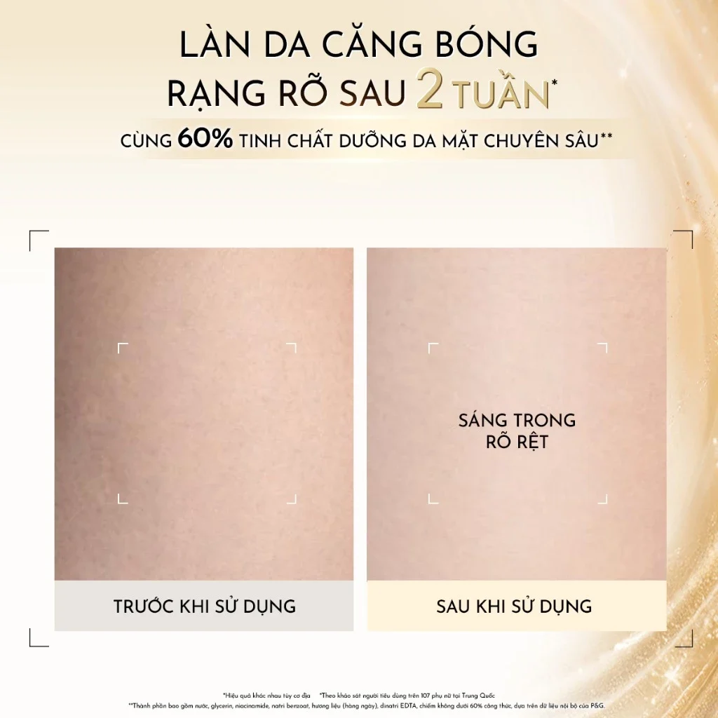 Sữa tắm sáng da Olay nội địa trung Vitamin C + B3 500g