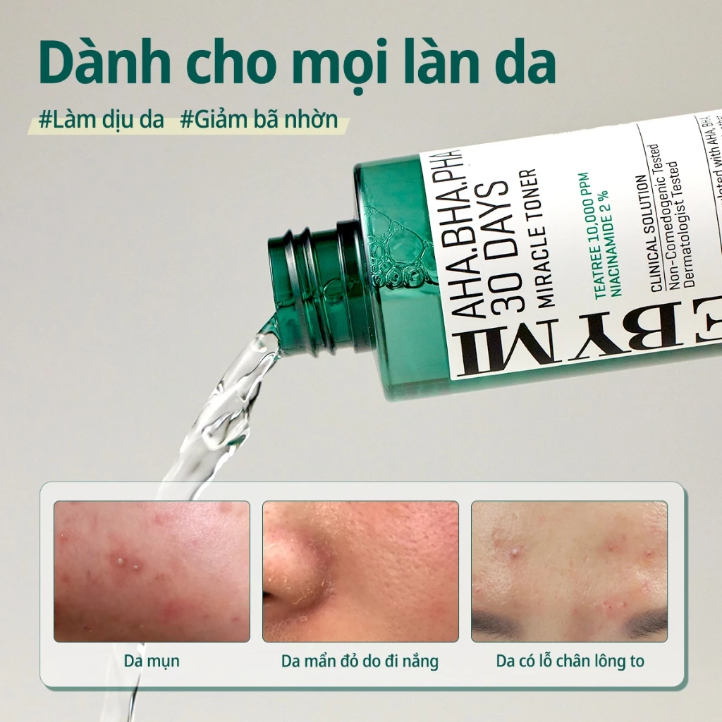 Nước hoa hồng Some By Mi AHA-BHA-PHA 30 Days Miracle Toner 150ml