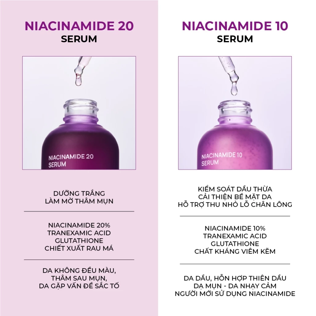Tinh chất dưỡng sáng, mờ thâm Jumiso Niacinamide Serum 40ml