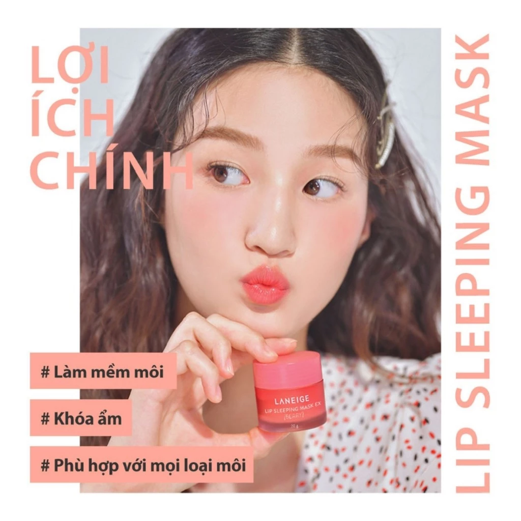 Mặt Nạ Ngủ Môi Laneige Lip Sleeping Mask Berry Hương Quả Mọng 20g