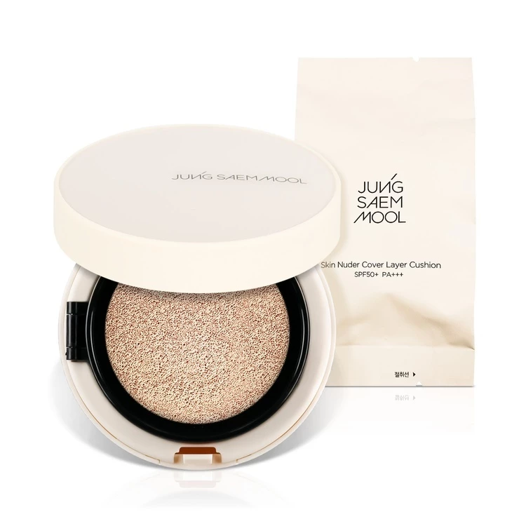 Phấn nước Jung Saem Mool Skin Nuder Cover Layer Cushion 15g (Kèm lõi thay thế)
