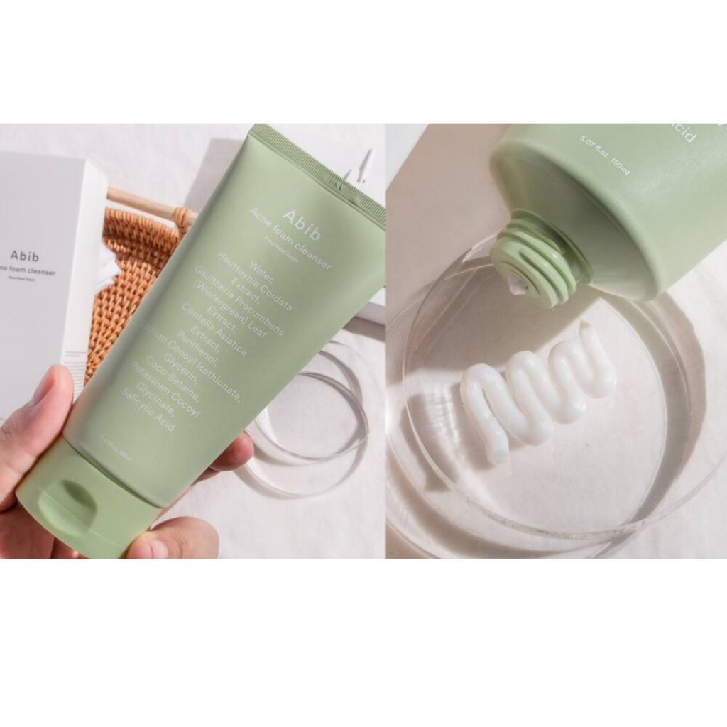 Sữa rửa mặt diếp cá ngừa mụn Abib Acne Foam Cleanser Heartleaf Foam 150ml