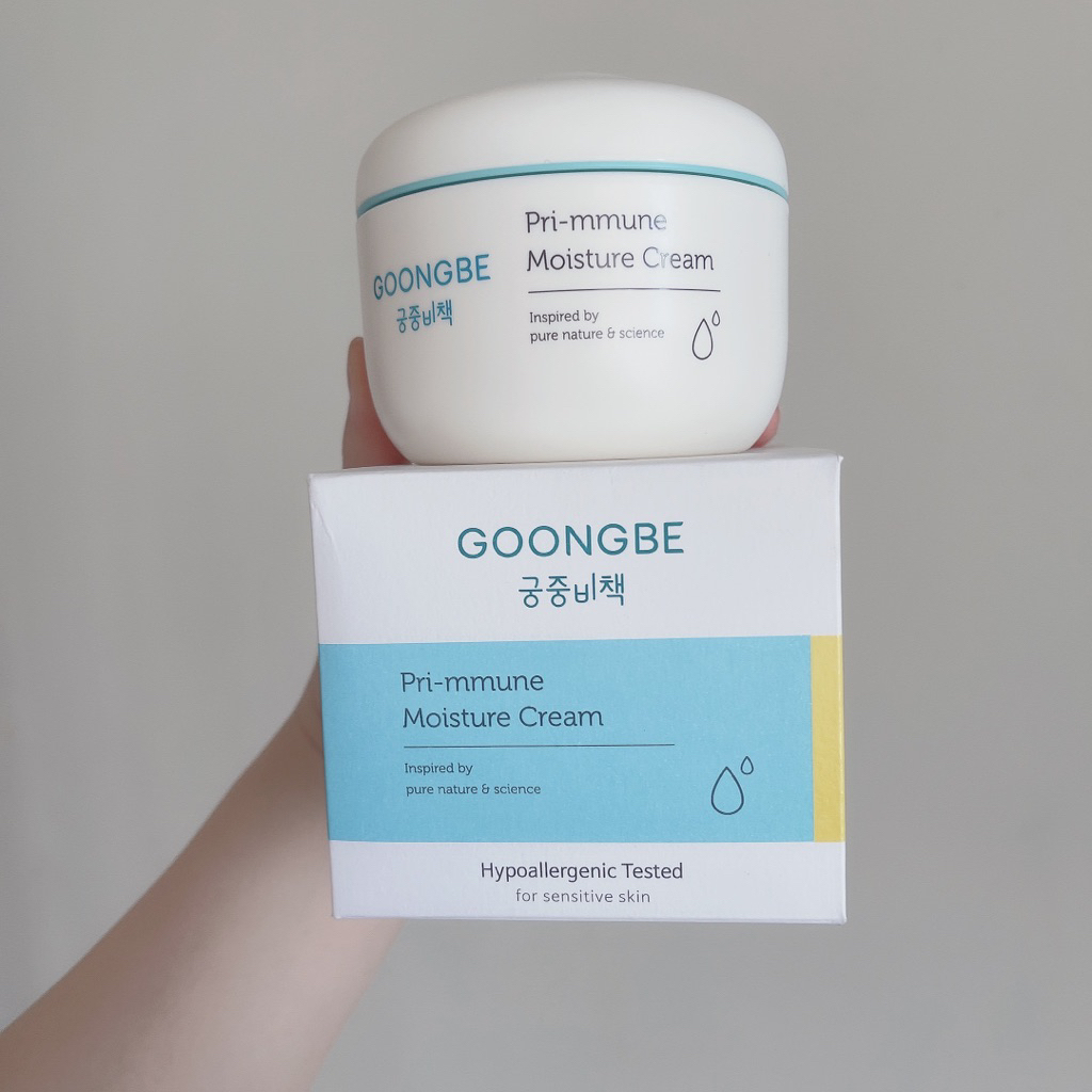 Kem dưỡng ẩm GOONGBE Primmune Moisture Cream Cho Bé Từ Sơ Sinh