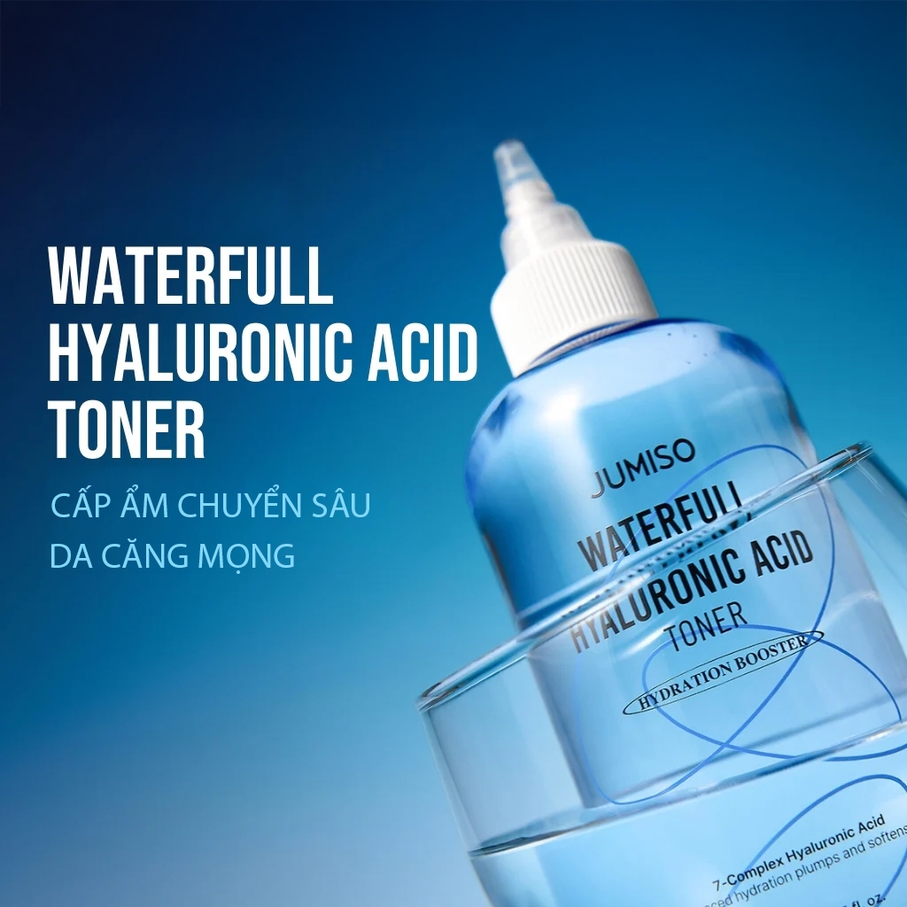 Nước hoa hồng Jumiso Waterfull Hyaluronic Acid Toner 250ml