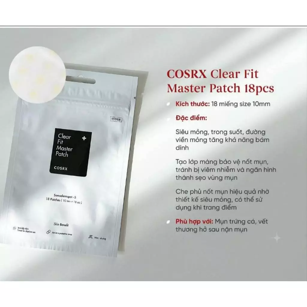 Miếng dán mụn COSRX Clear Fit Master Patch