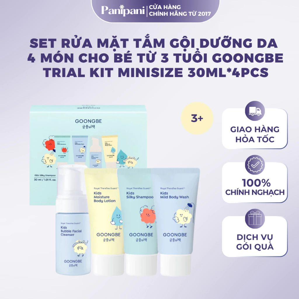 Bộ Kit Dùng Thử Cho Bé Từ 36 Tháng GOONGBE Kids Trial Kit