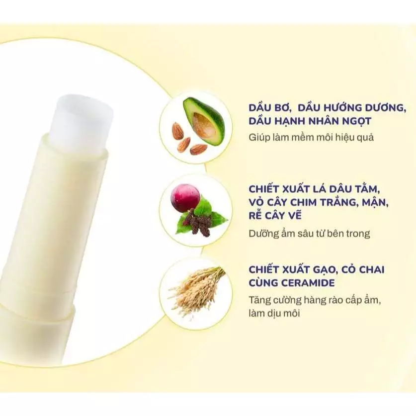 Son Dưỡng Môi Dịu Nhẹ GOONGBE Kids Mild Lip Balm 3.3g