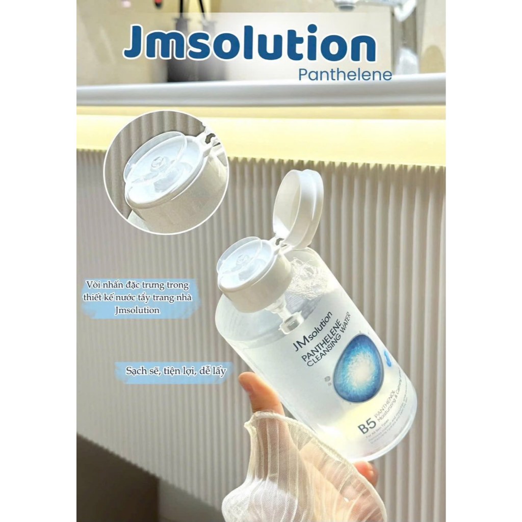 Nước tẩy trang JMSolution B5 Panthelene Cleansing Water
