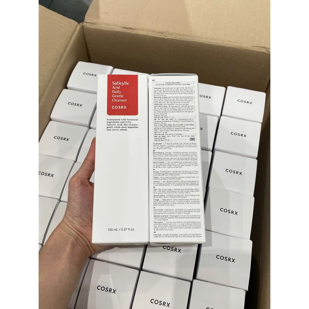 Sữa rửa mặt Cosrx Salicylic Acid Daily Gentle Cleanser