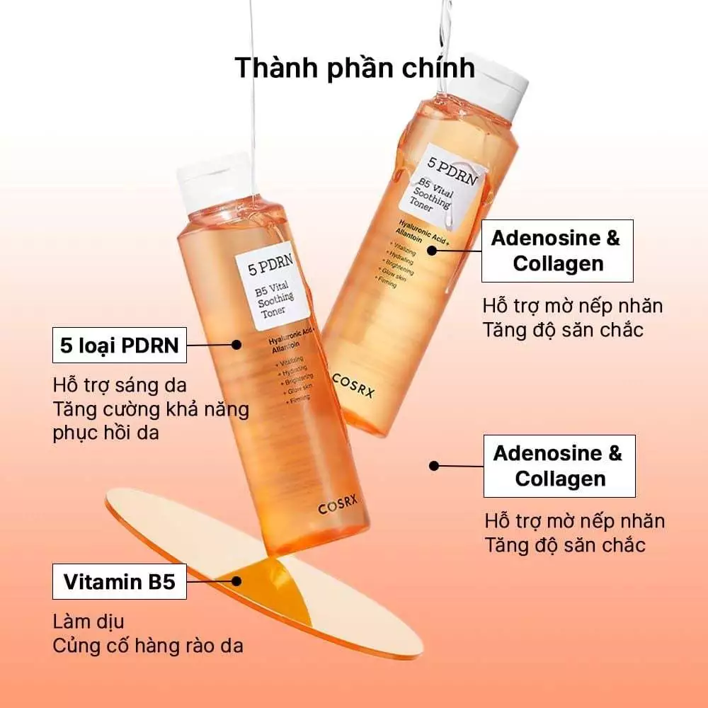 Sản phẩm dưỡng da COSRX 5 PDRN B5 Vital Soothing TONER