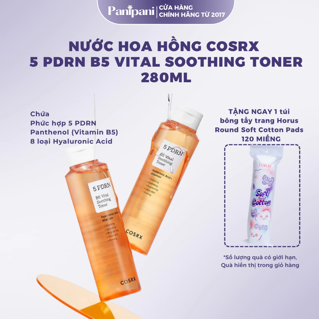 Sản phẩm dưỡng da COSRX 5 PDRN B5 Vital Soothing TONER