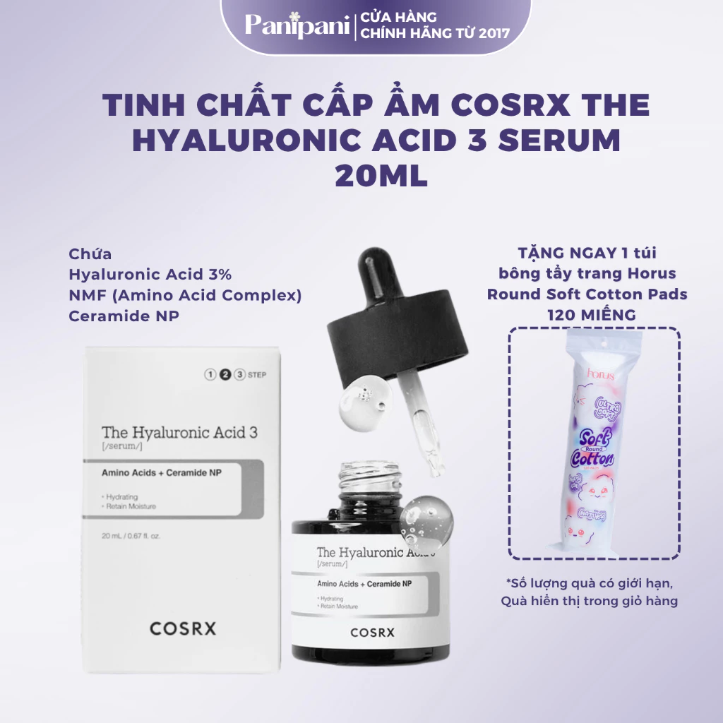 Sản phẩm dưỡng da Cosrx The Hyaluronic Acid 3 Serum