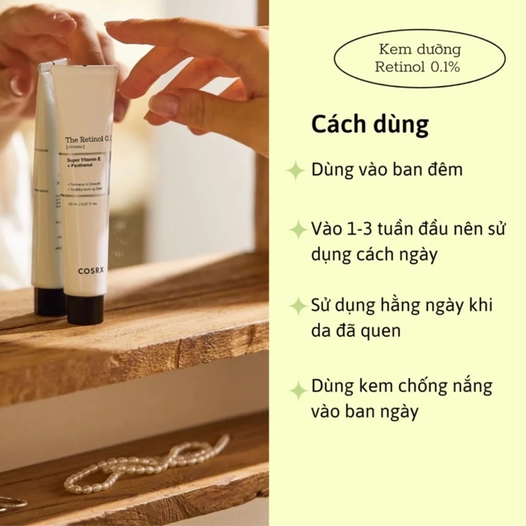 Kem dưỡng da Cosrx The Retinol 0.1 Cream