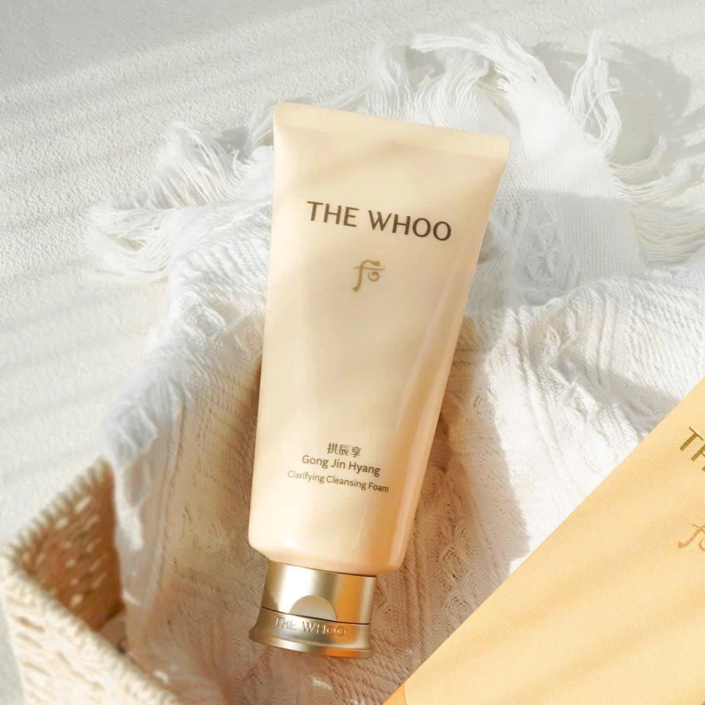 Bộ Làm Sạch The Whoo Gongjinhyang Clarifying Cleansing Duo Kit (Gồm dầu tẩy trang 50ml và sữa rửa mặt 40ml)