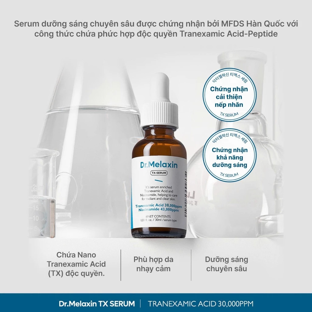 Tinh chất dưỡng da, Dr. Melaxin TX Serum 30ml