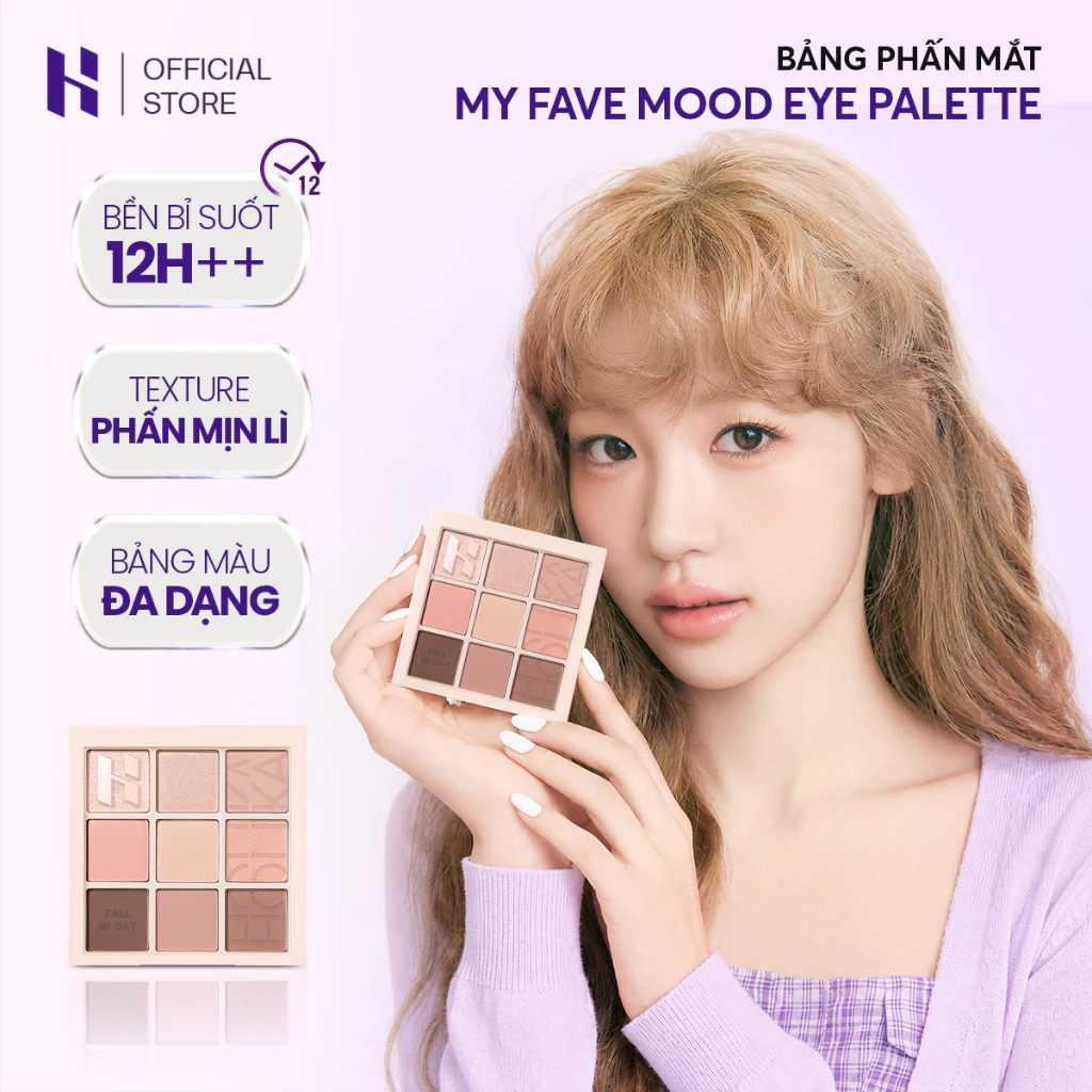 Bảng Mắt Mịn Lì Holika Holika My Fave Mood Eye 9 ô 8g