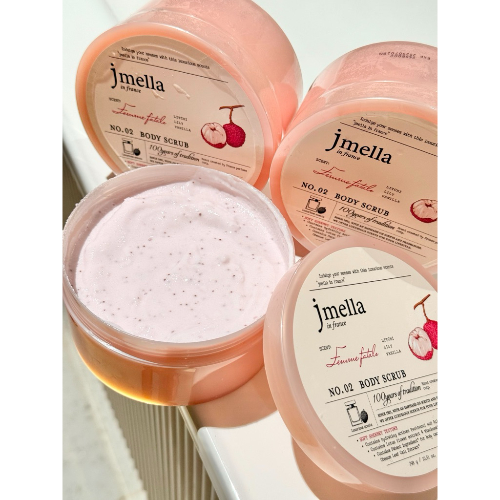 [NOBOX] Tẩy Tế Bào Chết Toàn Thân Jmella In France Body Wash Scrub 298g