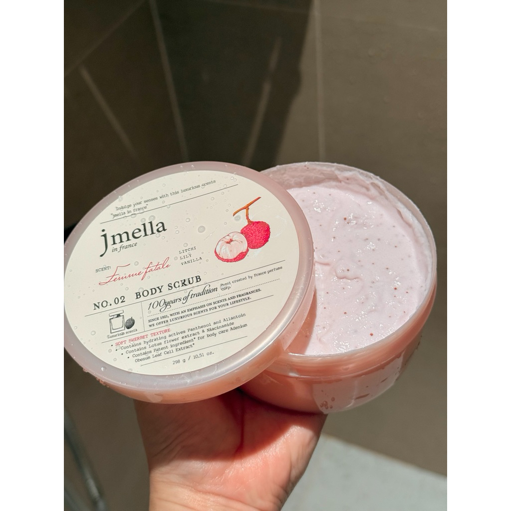 [NOBOX] Tẩy Tế Bào Chết Toàn Thân Jmella In France Body Wash Scrub 298g