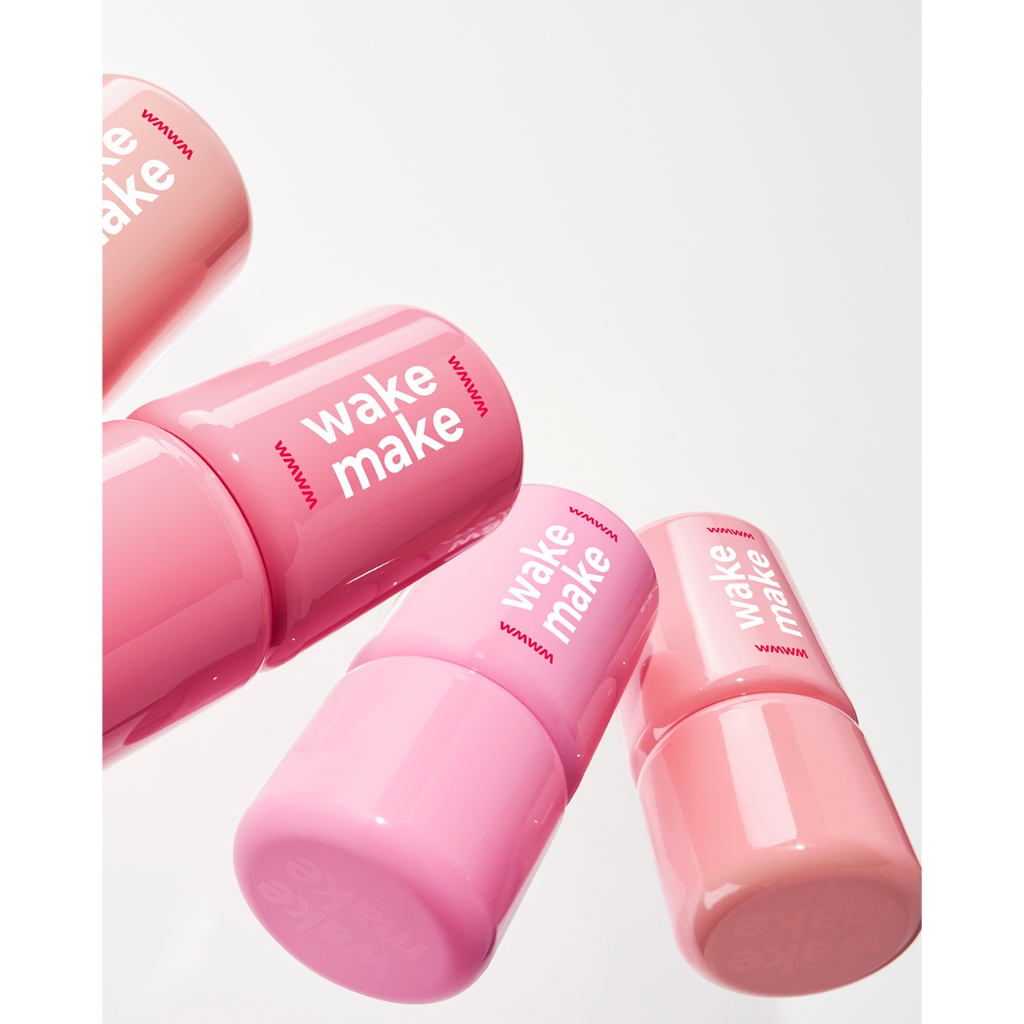Má hồng dạng kem Wakemake Shaking Blur Check 4g
