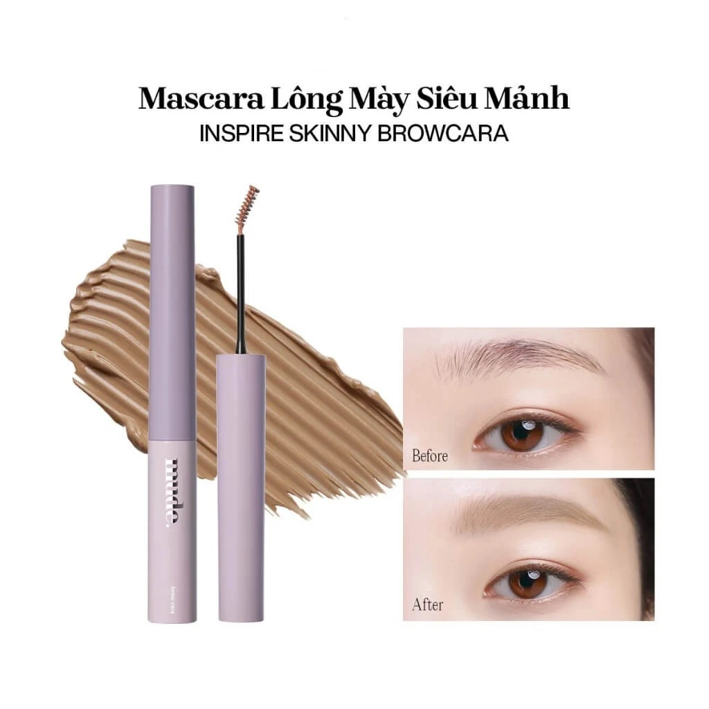 Chuốt Lông Mày Mude Inspire Skinny Browncara 3.2g