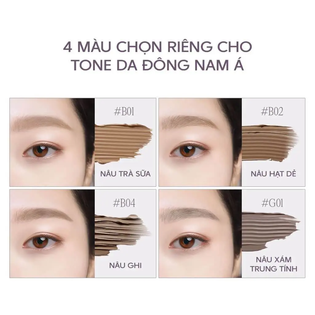 Chuốt Lông Mày Mude Inspire Skinny Browncara 3.2g