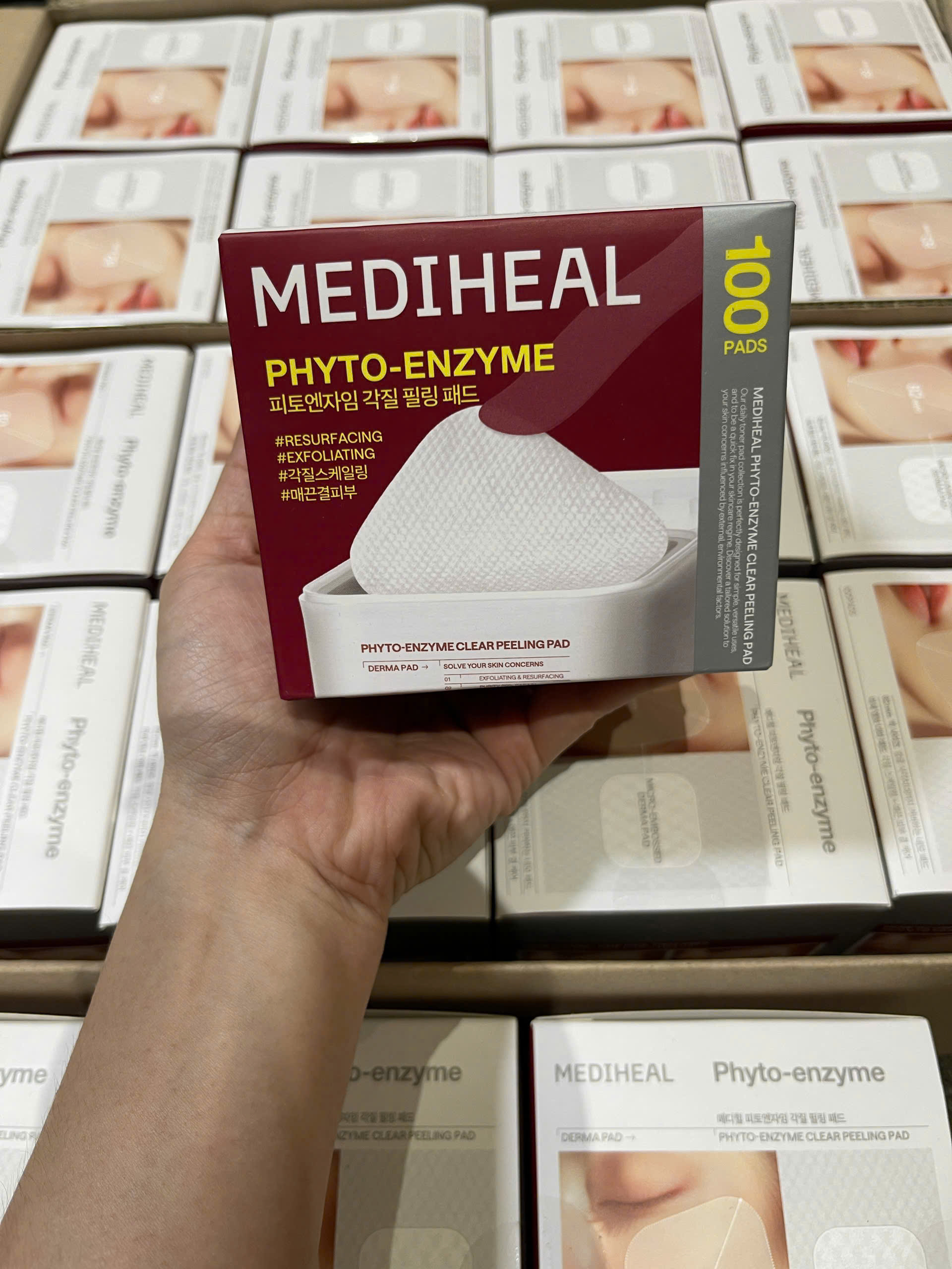 [TONER PAD] Sản phẩm dưỡng da MEDIHEAL PAD 170ml - 210ml, 100 miếng/hộp
