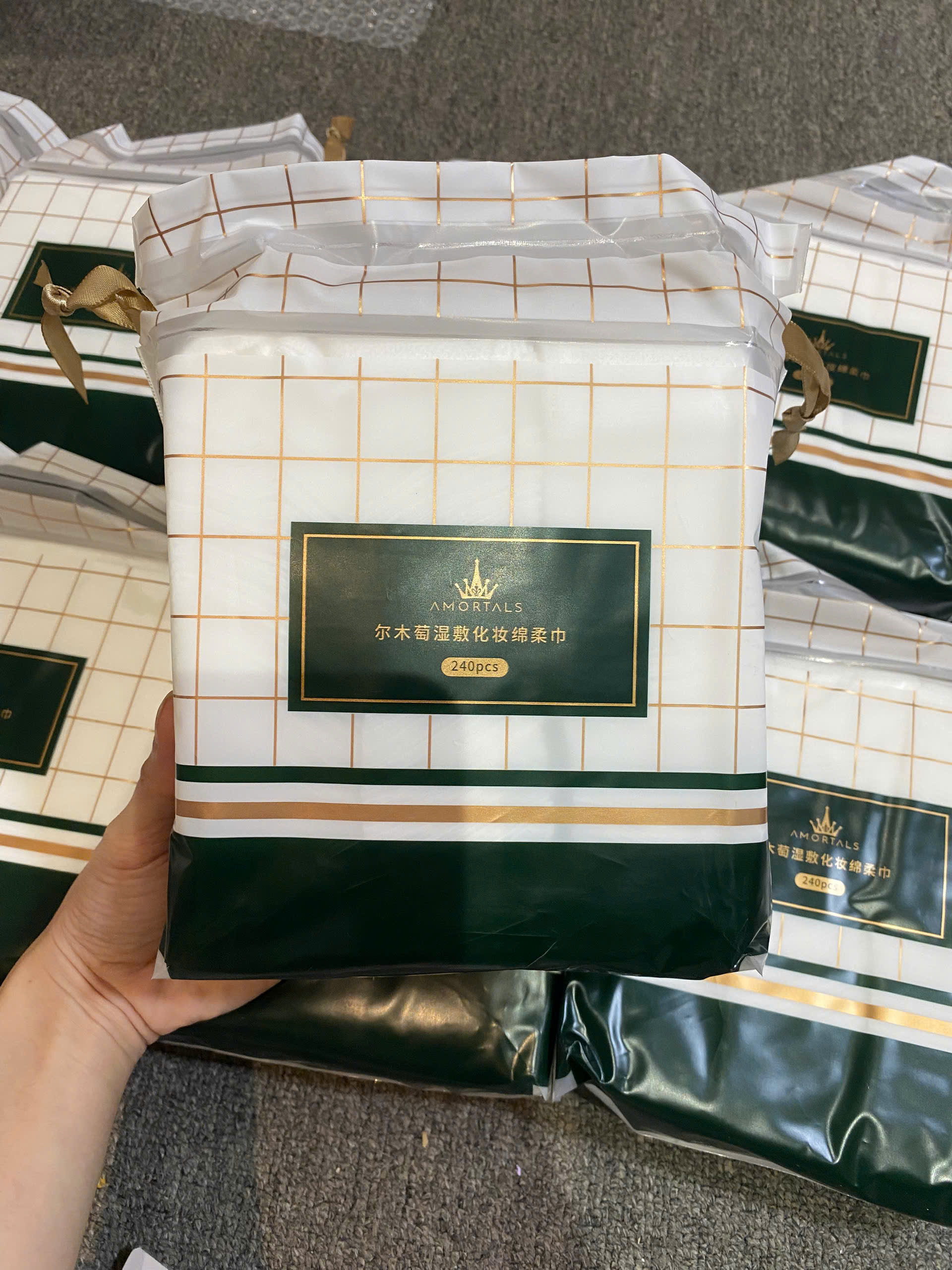 Bông Tẩy Trang/Đắp toner Amortals Co Giãn Đàn Hồi Làm Sạch Da Lotion Mask Cotton Mềm Mịn