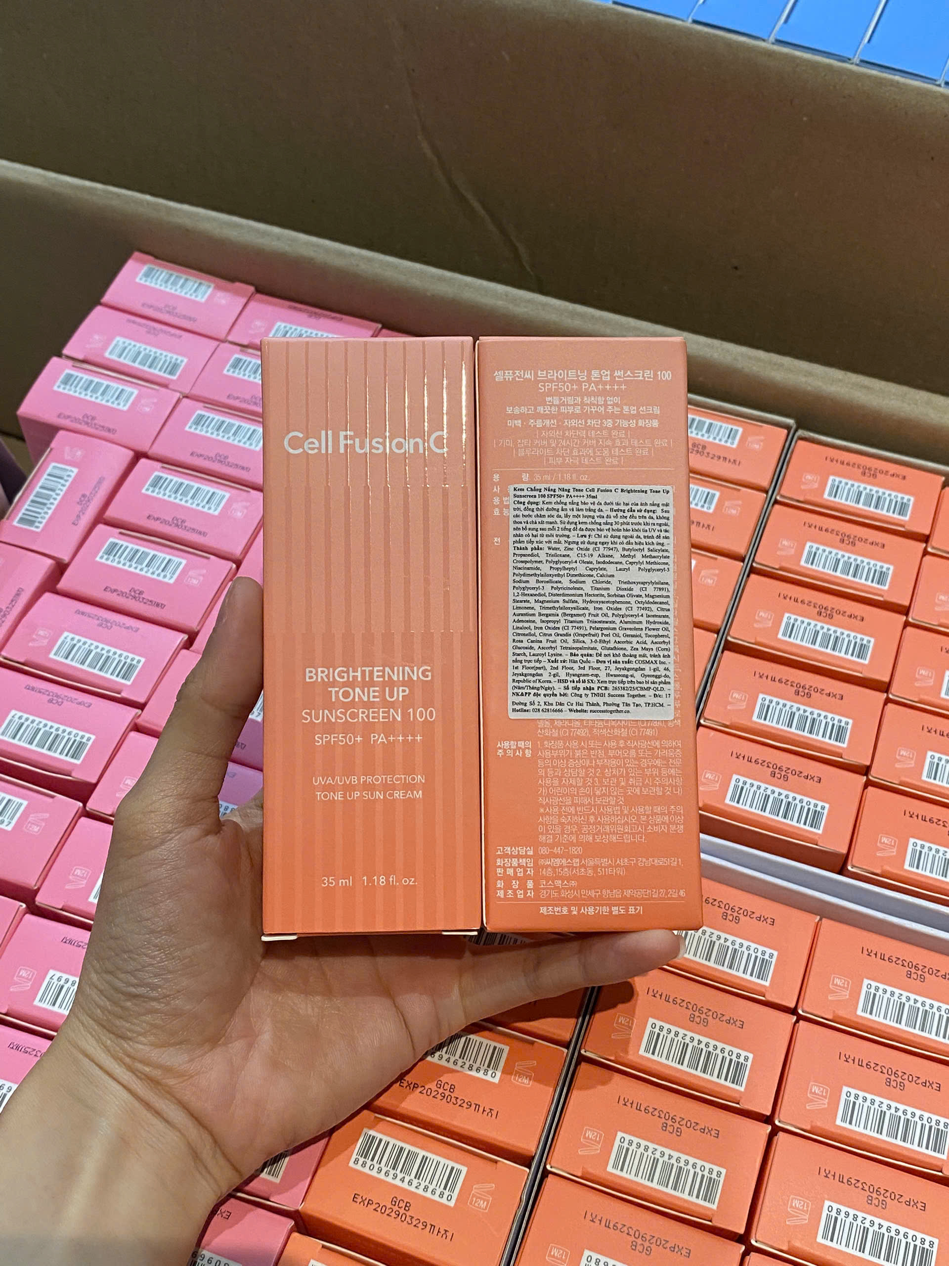 Kem chống nắng Cellfusion C Sunscreen 100 SPF50+ PA++++