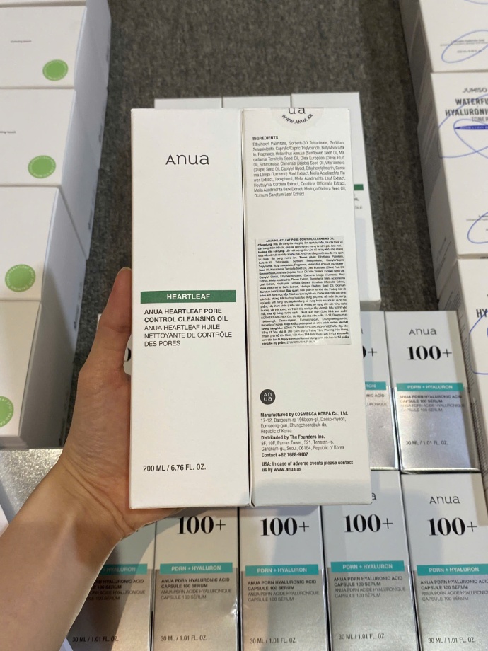 Dầu tẩy trang diếp cá Anua Heartleaf Pore Control Cleansing Oil 200ml