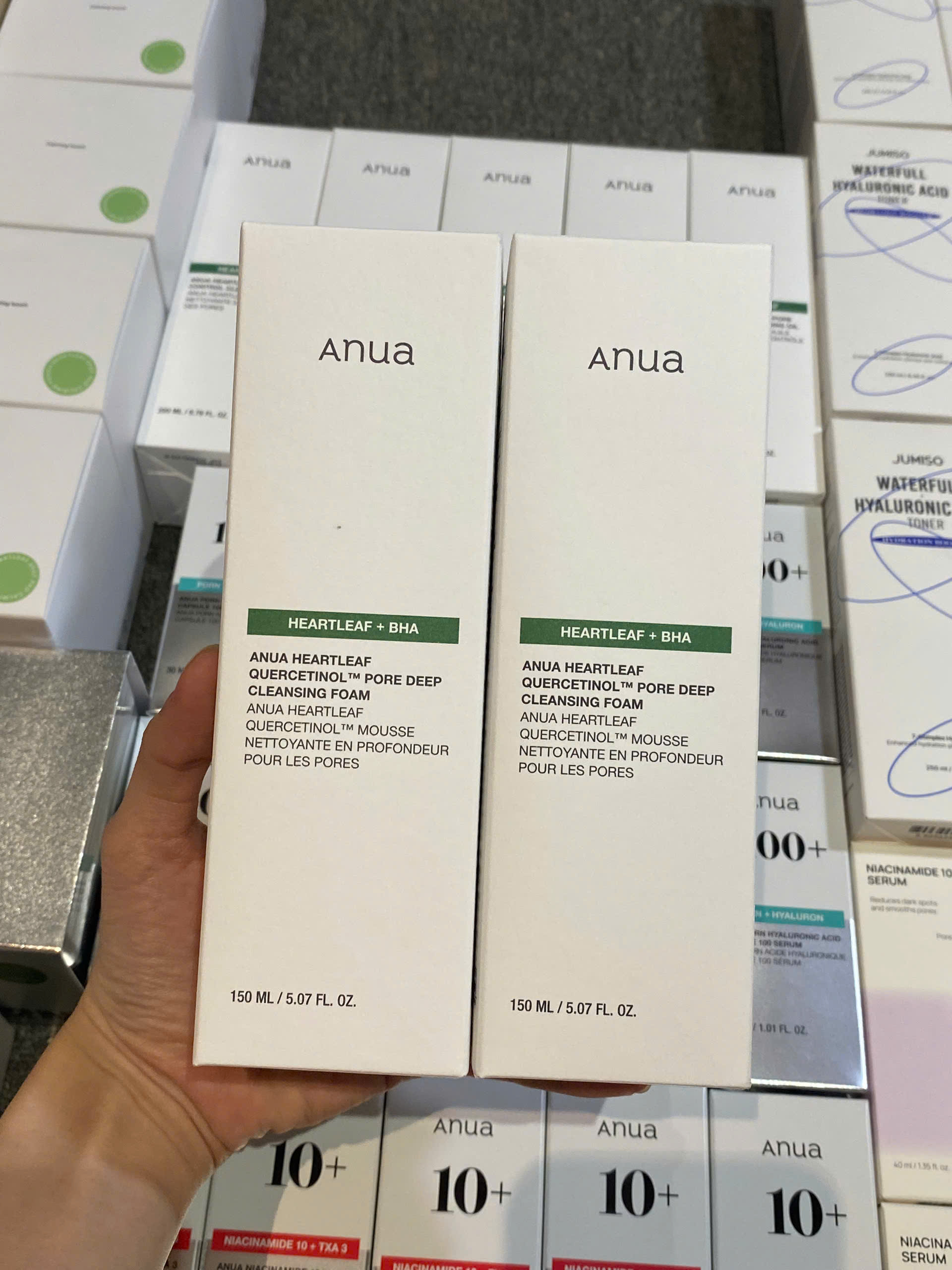 Sữa rửa mặt sạch sâu Anua Heartleaf Quercetinol Pore Deep Cleansing Foam 150ml